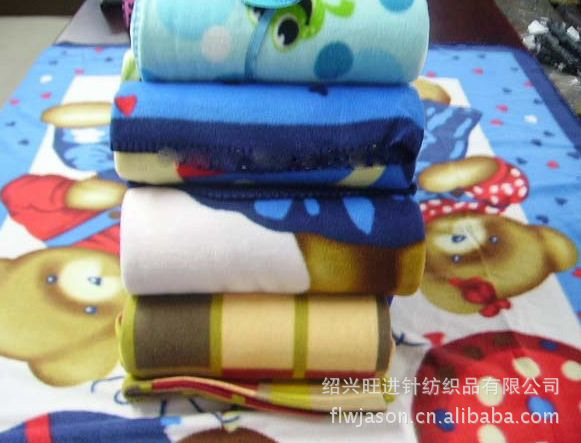 【本厂供应印花摇粒绒 氨纶摇粒 抽条摇粒绒、色织摇粒绒等】价格,厂家,图片,针织面料,绍兴旺进针纺织品-